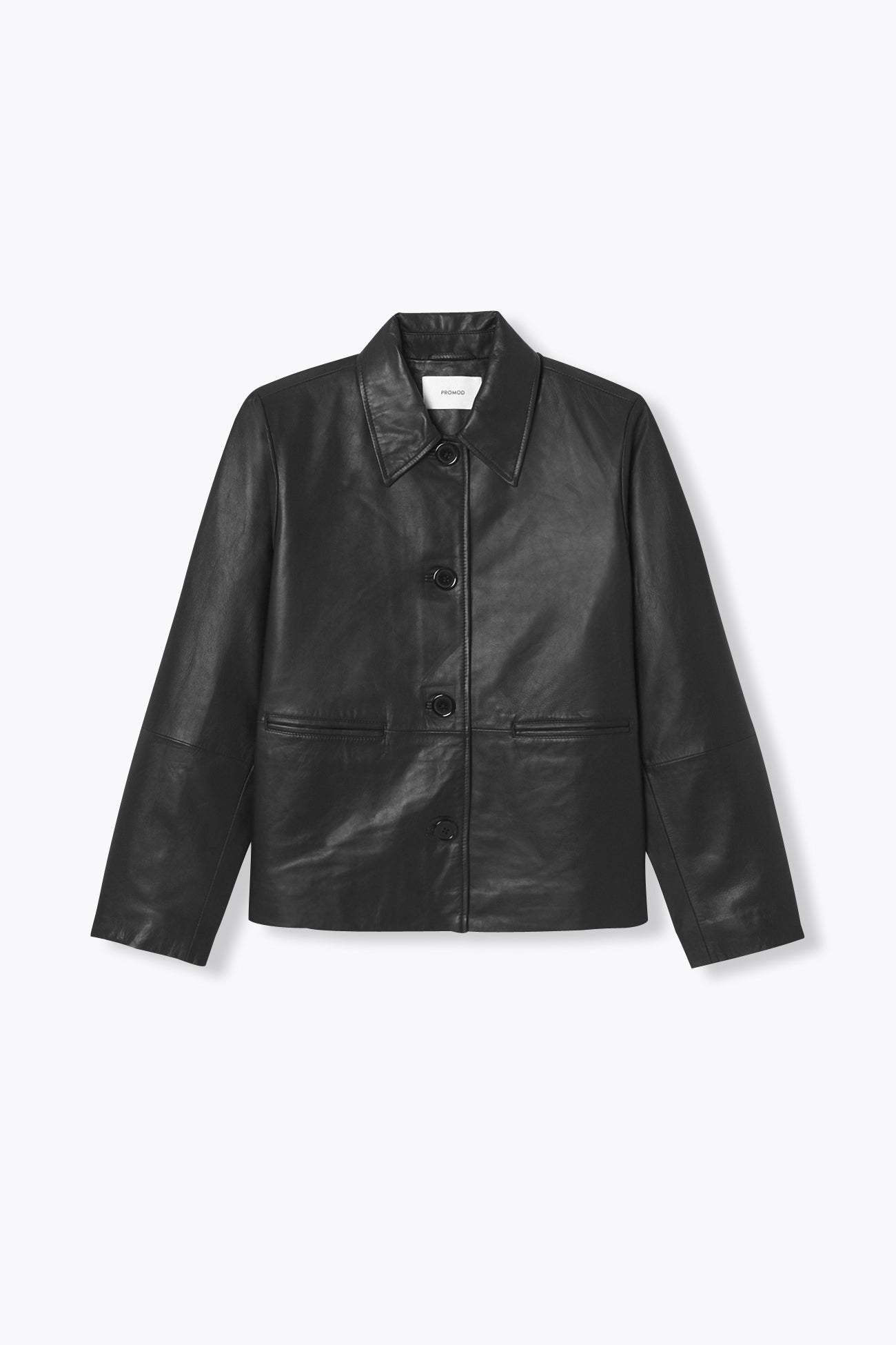 Veste 100% cuir Femme - Noir 34