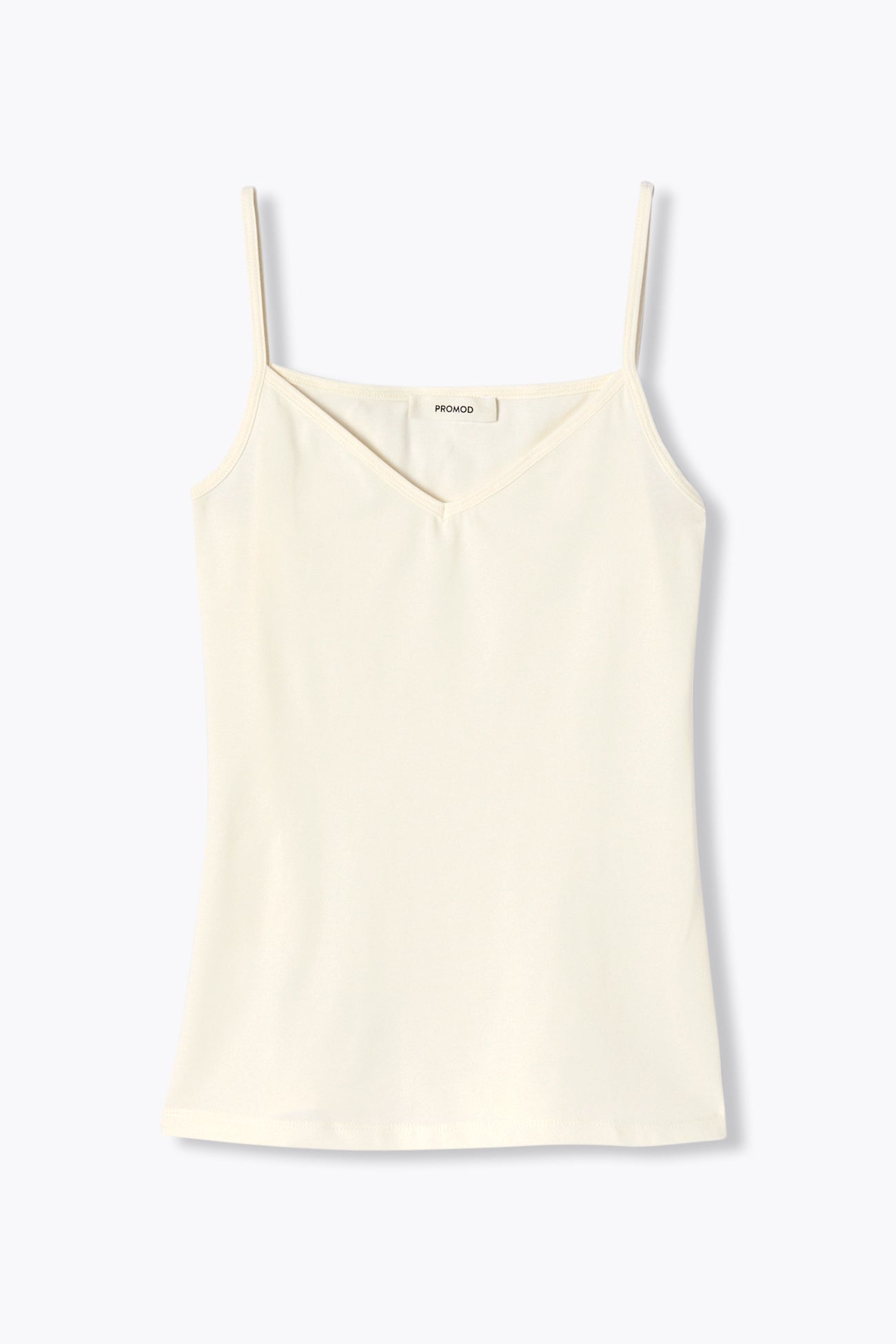 Top uni à fines bretelles - Blanc L